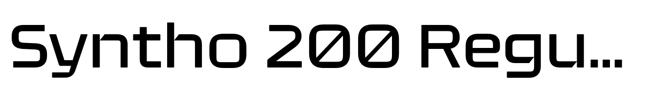 Syntho 200 Regular